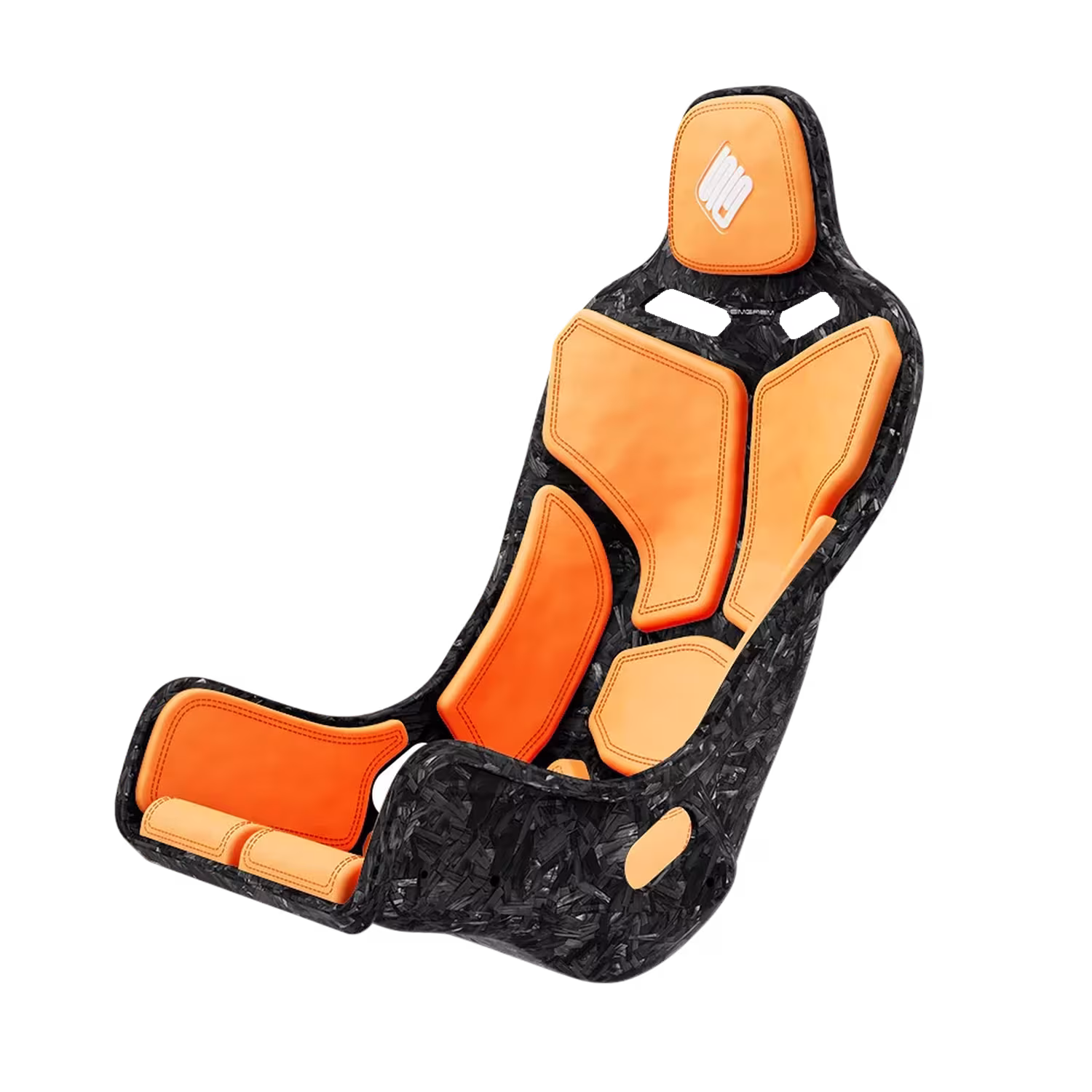 Simgasm Atlas Formula Carbon in the orange-cushion configuration